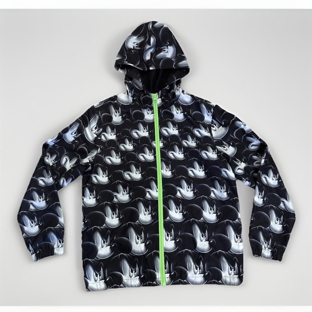 Disney Parks Halloween Streetwear Mickey Mouse Hoodie Jacket Full Zip Mens Sz XS